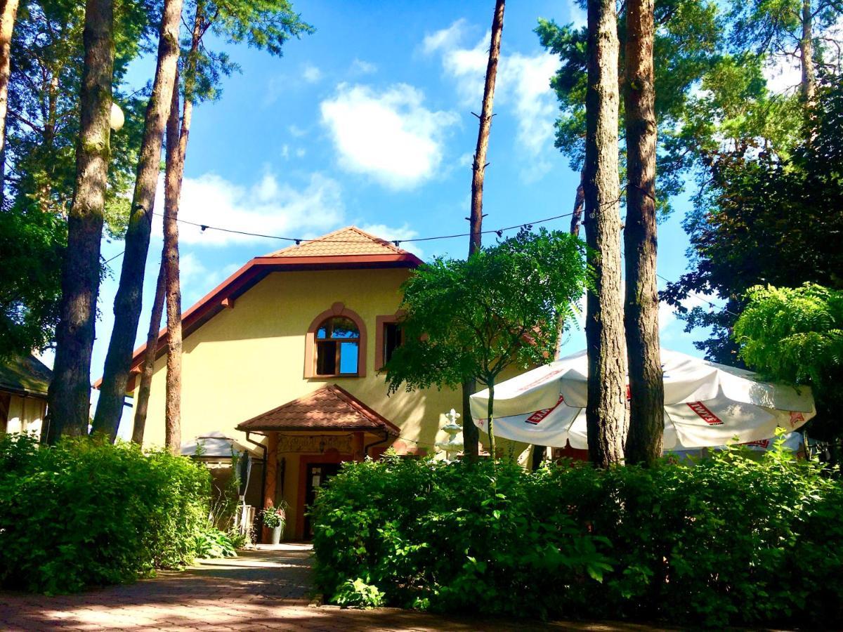 Sosnowy Dworek Borków Exterior foto